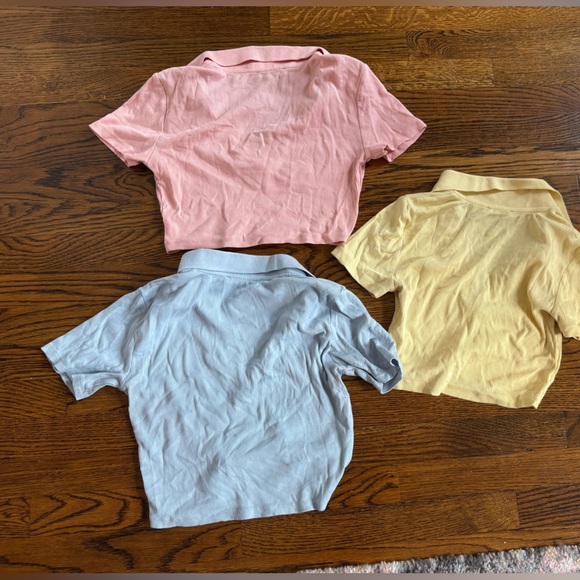 Zara Polo Crop Tops - Picture 2 of 2
